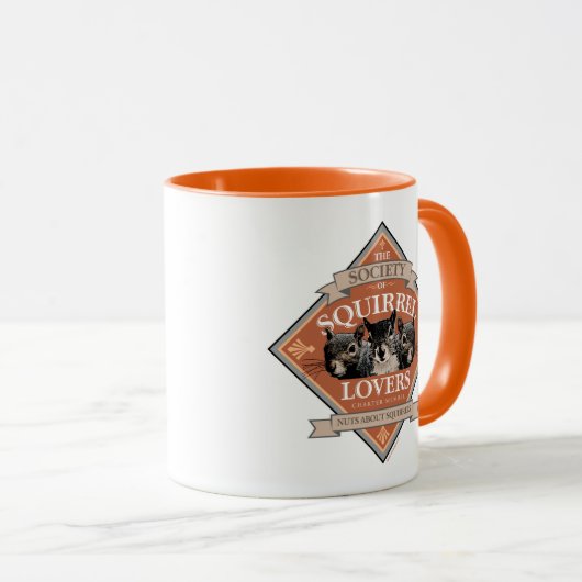 Genootschap van eekhoorns - grappige eekhoorn mok (Voorkant rechts)
