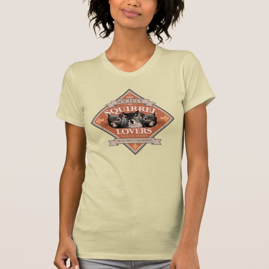 Genootschap van eekhoorns - grappige eekhoorn t-shirt (Voorkant)
