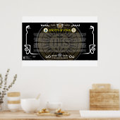 Genootschap van Jezus - Bloedeed van de jezuïeten Poster (Keuken)