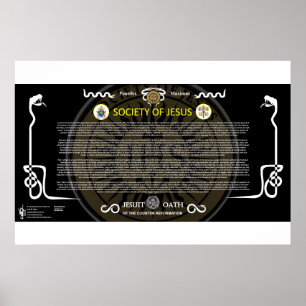Genootschap van Jezus - Bloedeed van de jezuïeten Poster
