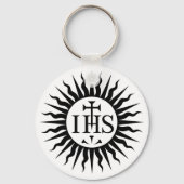 Genootschap van Jezus (Jesuit) Logo Sleutelhanger (Voorkant)