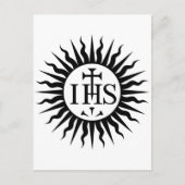 Genootschap van Jezus (jezuïeten) Logo Briefkaart (Voorkant)