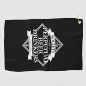 Genootschap van perpetual Beer Drinkers Golf Towel Golfhanddoek (Horizontaal)