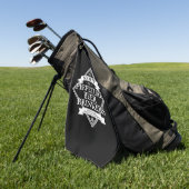 Genootschap van perpetual Beer Drinkers Golf Towel Golfhanddoek (Groen)