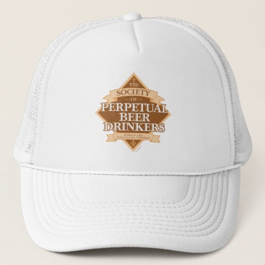 Genootschap van perpetual Beer Drinkers Trucker Ha Trucker Pet (Voorkant)