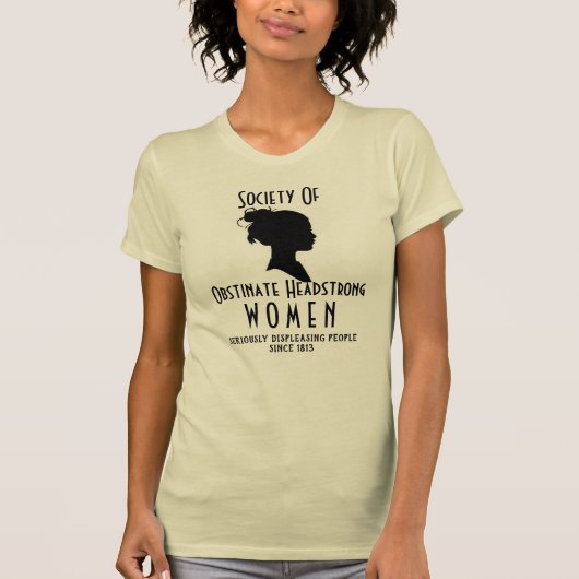 Genootschap van vrouwen met een sterke positie t-shirt (Voorkant)