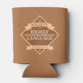 Genootschap van zeer ongeschikte taal blikjeskoeler (Achterkant)