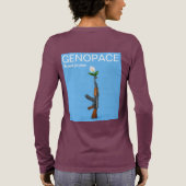 GENOPACE Het boek Tri-Blend Shirt (Achterkant)