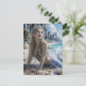 Genot / Zeemeermin / Witte Stranden Briefkaart (Staand voorkant)