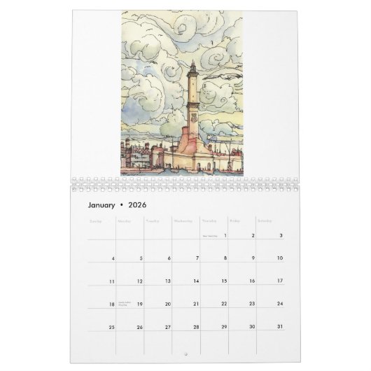 Genova Calendar 2026 Kalender (Jan 2026)
