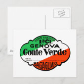 Genova ConteVerde Briefkaart (Voorkant / Achterkant)