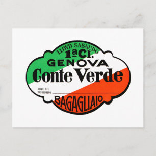 Genova ConteVerde Briefkaart