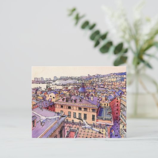 Genova Feestdagenkaart (Staand voorkant)