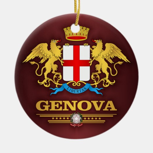 Genova (Genua) Keramisch Ornament (Voorkant)