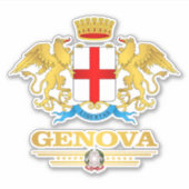 Genova (Genua) Sticker (Voorkant)
