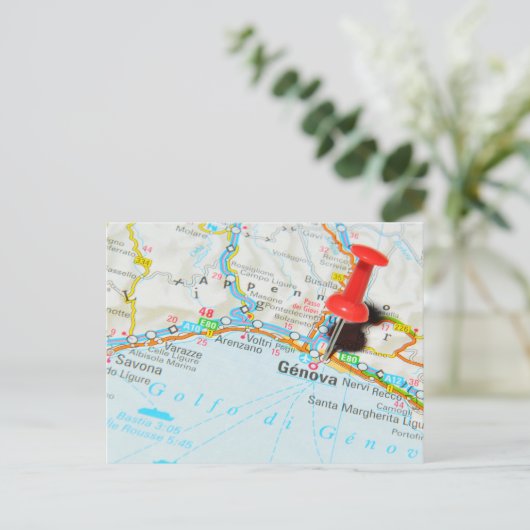 Genova, Italië Briefkaart (Staand voorkant)