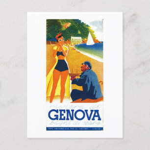  Genova Italië Toerisme Briefkaart