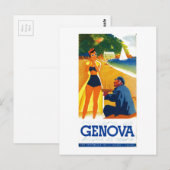 Genova Italië Toerisme Briefkaart (Voorkant / Achterkant)
