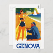  Genova Italië Toerisme Briefkaart (Voorkant / Achterkant)