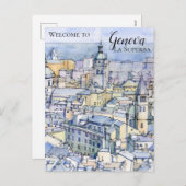 Genova la superba feestdagenkaart (Voorkant / Achterkant)
