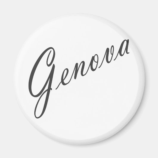 Genova Producten! Magneet (Voorkant)