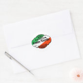 GenovaConteVerde Ronde Sticker (Envelop)