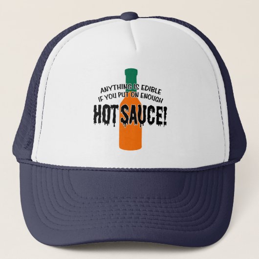 Genovoldoende hot sauce trucker pet (Voorkant)