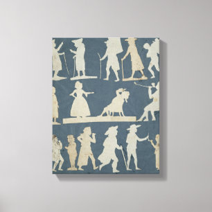 Genre Scene Canvas Afdruk