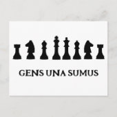 GENS UNA SUMUS BRIEFKAART (Voorkant)