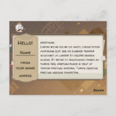 Genshin ansichtkaart [2de verjaardag] briefkaart (Achterkant)