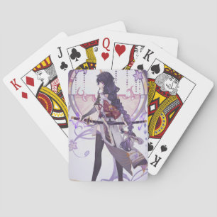 Genshin impact Baal sakura bladeren Pokerkaarten