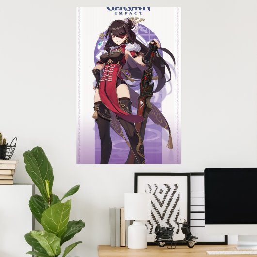 Genshin Impact Beidou Poster (Thuiskantoor)
