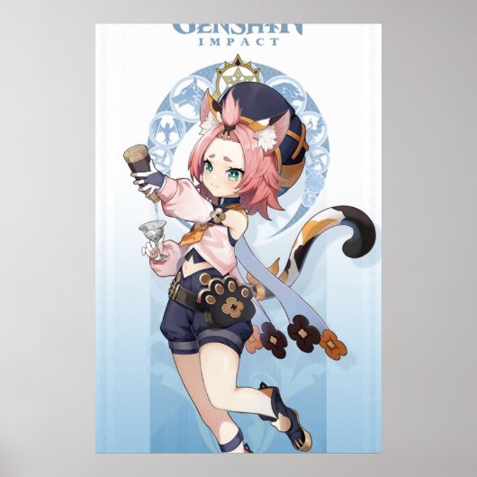 Genshin Impact Diona Poster (Voorkant)