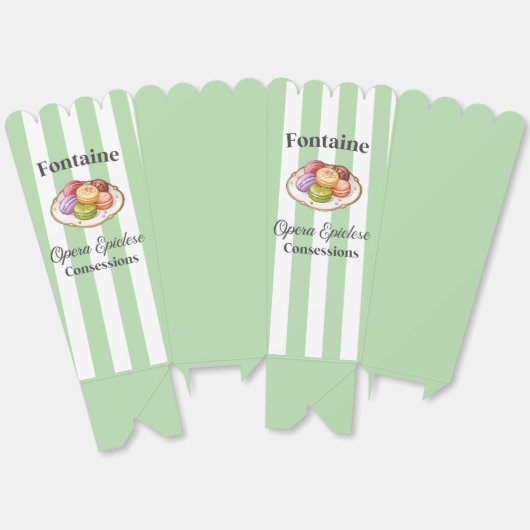 Genshin Impact Fontaine Popcorn Holder, Opera ECL Bedankdoosjes (Ongevouwen)