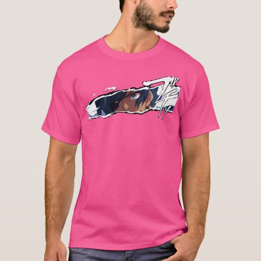 Genshin Impact Kaeya Cut-In T-shirt (Voorkant)