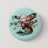 Genshin Impact: Kazuha Kaedehara Badge Ronde Button 5,7 Cm (Voorkant)