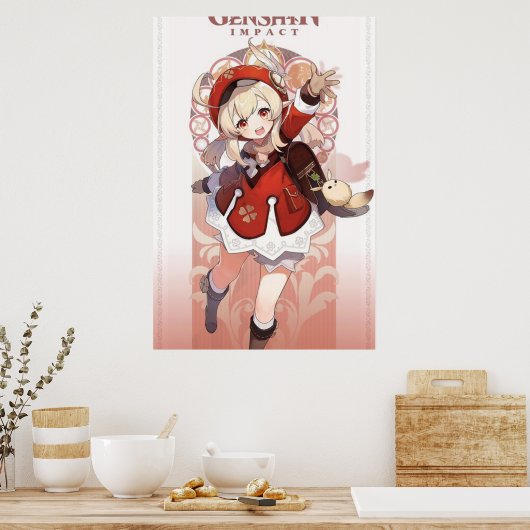 Genshin Impact Klee Poster (Keuken)
