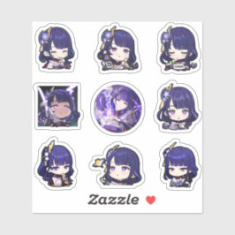 Genshin Impact: Raiden Shougun / Ei Stickers