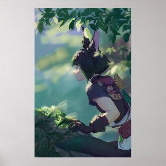 Genshin Impact Tighnari Natuur Poster
