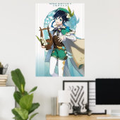 Genshin Impact Venti Poster (Thuiskantoor)