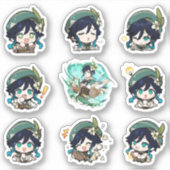 Genshin Impact Venti Stickers (Voorkant)