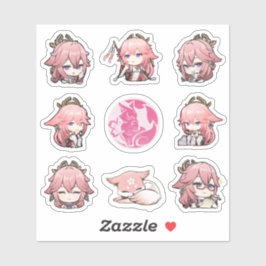 Genshin Impact Yae Miko Stickers