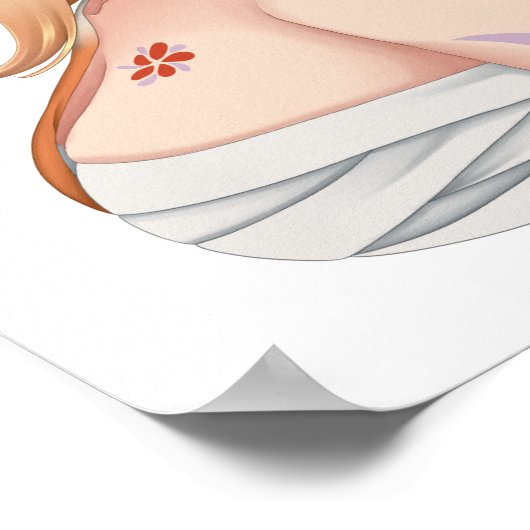 Genshin Impact: Yoimiya (fanart) Poster (Hoek)