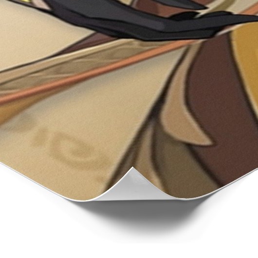 Genshin Impact Zhongli Poster (Hoek)