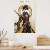 Genshin Impact Zhongli Poster (Keuken)