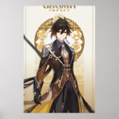 Genshin Impact Zhongli Poster (Voorkant)