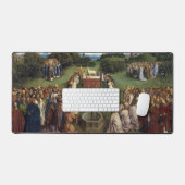 Gent Altarpart (detail), Van Eyck Brothers Bureaumat (Keyboard & Muis)