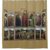 Gent Altarpart (detail), Van Eyck Brothers Douchegordijn (Voorkant)