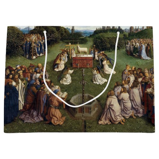 Gent Altarpart (detail), Van Eyck Brothers Large Groot Cadeauzakje (Voorkant)