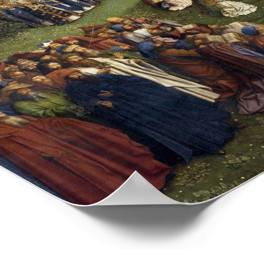 Gent Altarpart (detail), Van Eyck Brothers Poster (Hoek)